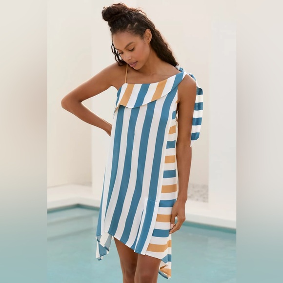 Anthropologie Dresses & Skirts - By Anthropologie Asymmetrical Splice Dress 4145578570103